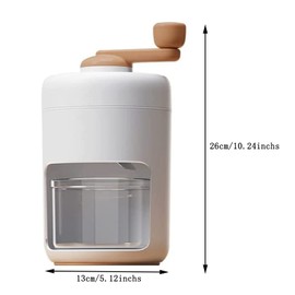Manual Ice Crusher, Rotary Ice Crusher, Portable Ice Maker Ice Shaver - for Making Ice Cream, Slush,Iced Drinks