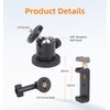 Mechrig Black Compact Magnetic Camera Mount for Action Camera, Strong