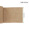 MAHIONG Hessian Fabric Roll, 20cm x 10m Hessian Table Runner,
