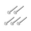 METALLIXITY Flange Hex Bolts M8 x 65mm 5 Pcs Hex