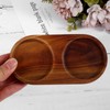 Salt and Pepper Mill Tray Wood Pepper and Salt Mill