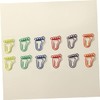 Operitacx 2sets Little Feet Paper Clip Paper Popcorn Office Sharps