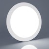 Recessed LED Ceiling Panel Light Round 20w Cool White 6500k
