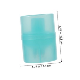 Outanaya 1 Set Dying Hair Applicator Dropper Bottle Refillable Plastic Applicator for Hair Oil Color Application Easy Use for Beauty Shops Smooth Surface for Scalp Safety