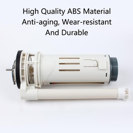 Toilet Dual Flush Valve Replacement Valve Kit Assembly for One Piece Dual Flush Drain Valve Repair - 27.5CM