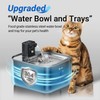 DownyPaws Cat Water Fountain Stainless Steel Cordless, 101 oz/3L FurSink
