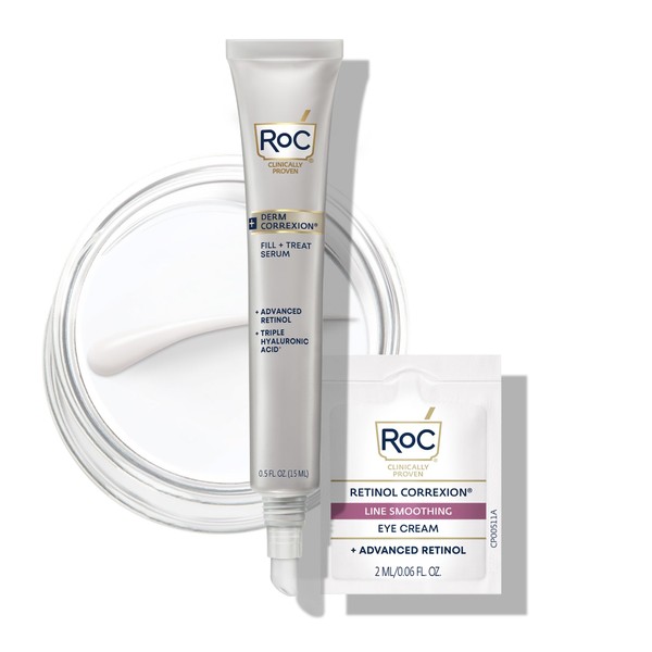 RoC Derm Correxion Fill + Treat Advanced Retinol Serum, Wrinkle