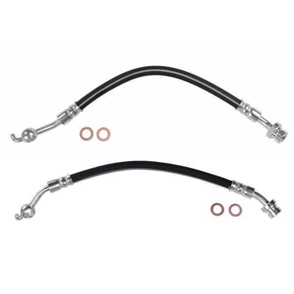 Sunsong Rear Left & Right Brake Hydraulic Hose Kit for
