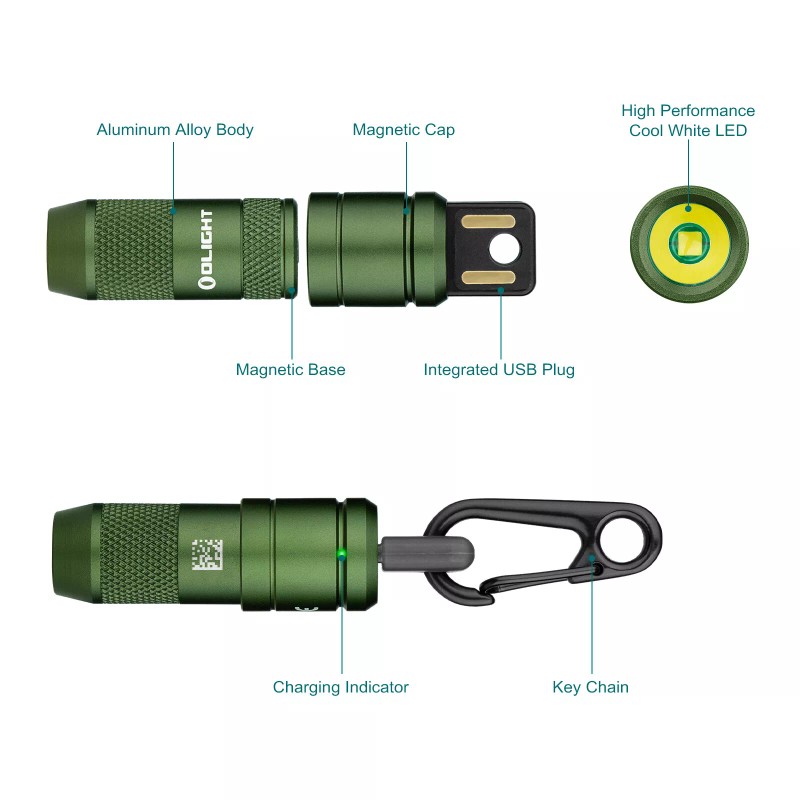 Olight imini 2 50 Lumens Tiny Keychain EDC Flashlight Small