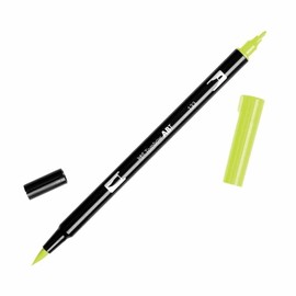 Marcador Doble con Punta de brocha - 020 -, Chartreuse
