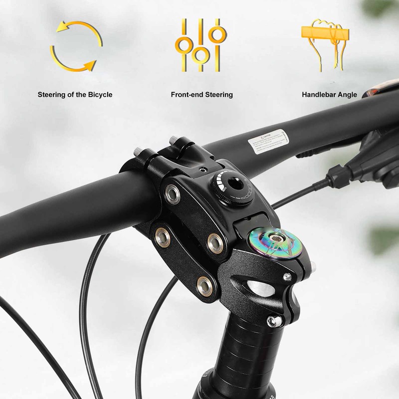 Suspension Stem for Bicycles Shock Absorbing Bike Handlebar Stem for