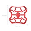 SPD Pedals Aluminum Alloy Clipless Platform Adapter Bicycle Pedals Flat