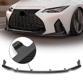 HHENGYISOUL Front Bumper Lip Chin Spoiler Fit for 2021-2022 Lexus IS350 IS500 F-Sport V-Style,Painted Black Front Bumper Lip Compatible with 2021-2022 Lexus IS350 IS500 F-Sport V-Style, Black