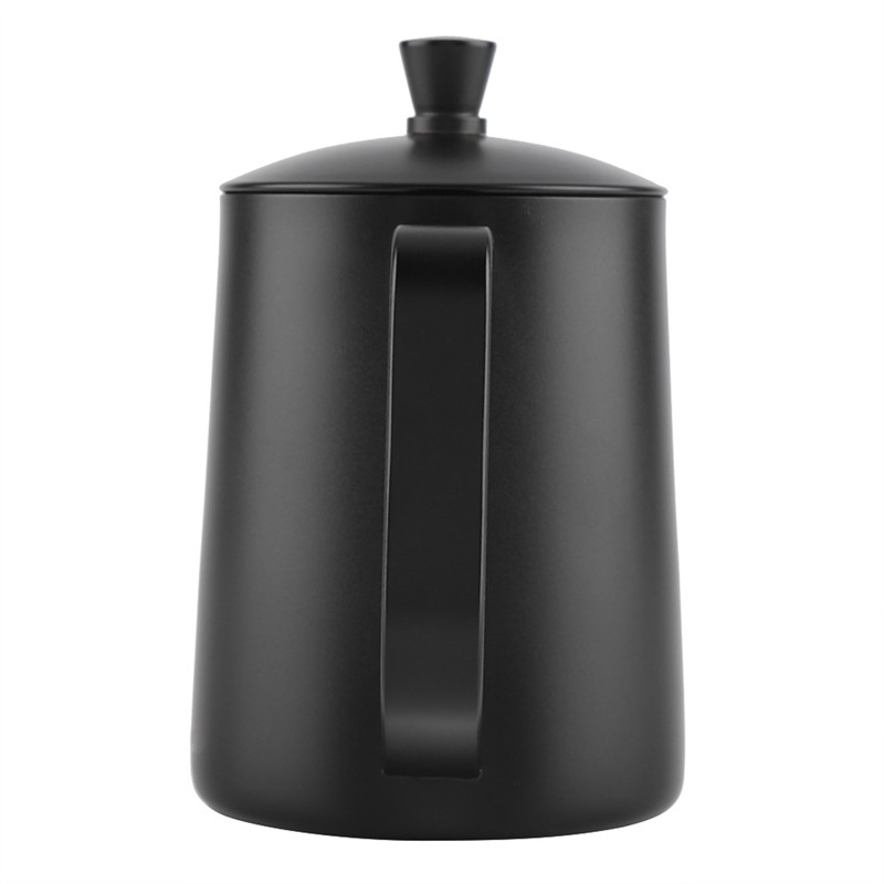 550ml Stainless Steel Long Gooseneck Coffee Pot Kettle with Lid