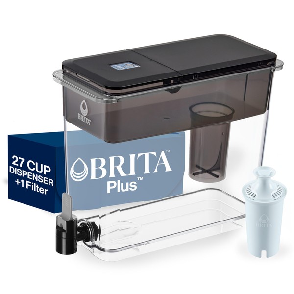 Brita UltraMax Large Water Dispenser with 1 BritaPlus Filter, 27
