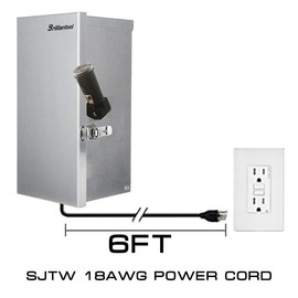 Brilliantool 100W Low Voltage Transformer Kit, Transformer and photocell Sensor are Included, Suitable for Outdoor Landscape Lightings, Multiple Taps AC Output 120V to 12V/13V/14V/15V, ETL Certified.