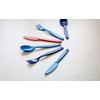 Harfield Small Polycarbonate Plastic Cutlery Set 17cm Purple (x4 Sets)