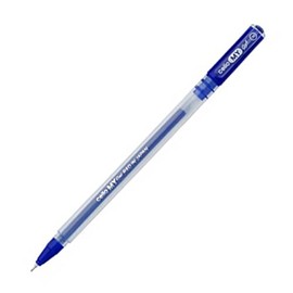 CELL My Gel Pens, BLUE, 0.5mm Fine Point, Pack of 5, Smooth Writing, Perfect School Office Home Use, ZOFAX Black Ball Pen