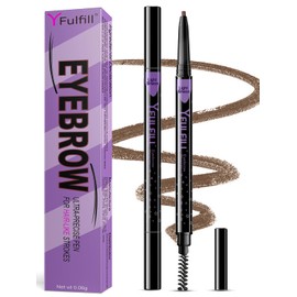 Yfulfill Light Brown Eyebrow Pencils for Women,Waterproof Eye Brow Makeup Pen