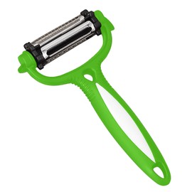 AEX Peeler for Kitchen 3 in 1 Potato Peelers Multifunction Vegetable Y Peeler Julienne Slicer (Green)
