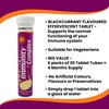 Vitamin Store Immunity Complex Effervescent Tablets, Blackcurrant Flavoured, Suitable for