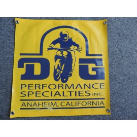 Evolution MX Old School Style DG  Vintage Motocross Shop Garage Banner Honda XR 75 KX CR YZ