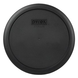 Pyrex 7402-PC 6/7 Cup Black Round Plastic Food Storage Lid