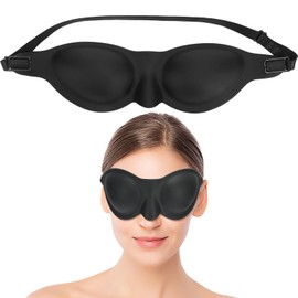 Zugzwang Moisture Chamber Glasses for Dry Eyes, Silicone Moisture Goggles for Sleeping, Soft Sleep Mask Sleep Glasses for Women Men (1)