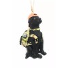 Kurt Adler Black Lab Hunting Dog w Backpack Christmas Ornament
