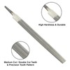 Genubi Industry 8 Inch Half Round Medium Cut File, Double