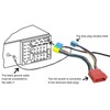 Headerbs Radio 20-Pin 8-Pin Connection Cable Car Radio Adapter Bluetooth