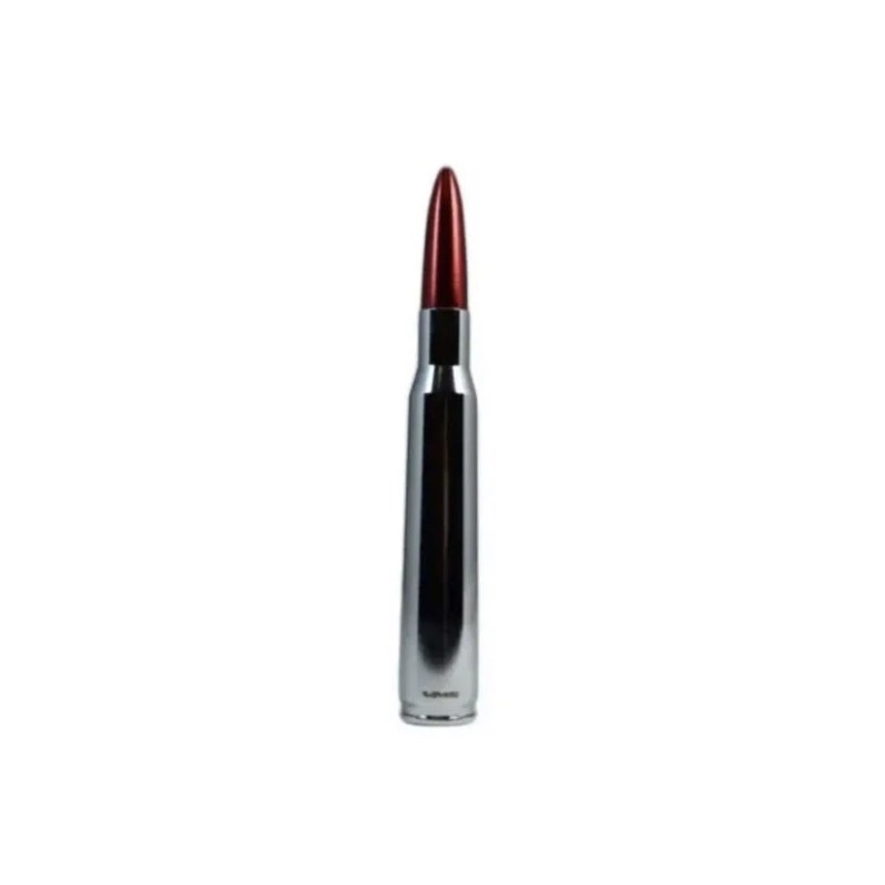 VMS CHROME BULLET ANTENNA WITH RED TIP FOR DODGE RAM