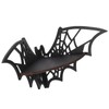 Zerodeko Crystal Shelf Display: Bat Shaped Corner Shelves Wooden Wall