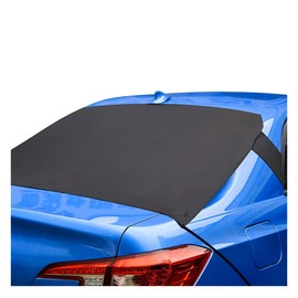 Blilo Car Rear Windshield Snow Ice Cover, Sun Shade and Frost Cover for Rear Windscreen, Windproof Oxford Back Window Protection, Car Winter Exterior Accessories Universal for SUV, Truck, Sedan,Van