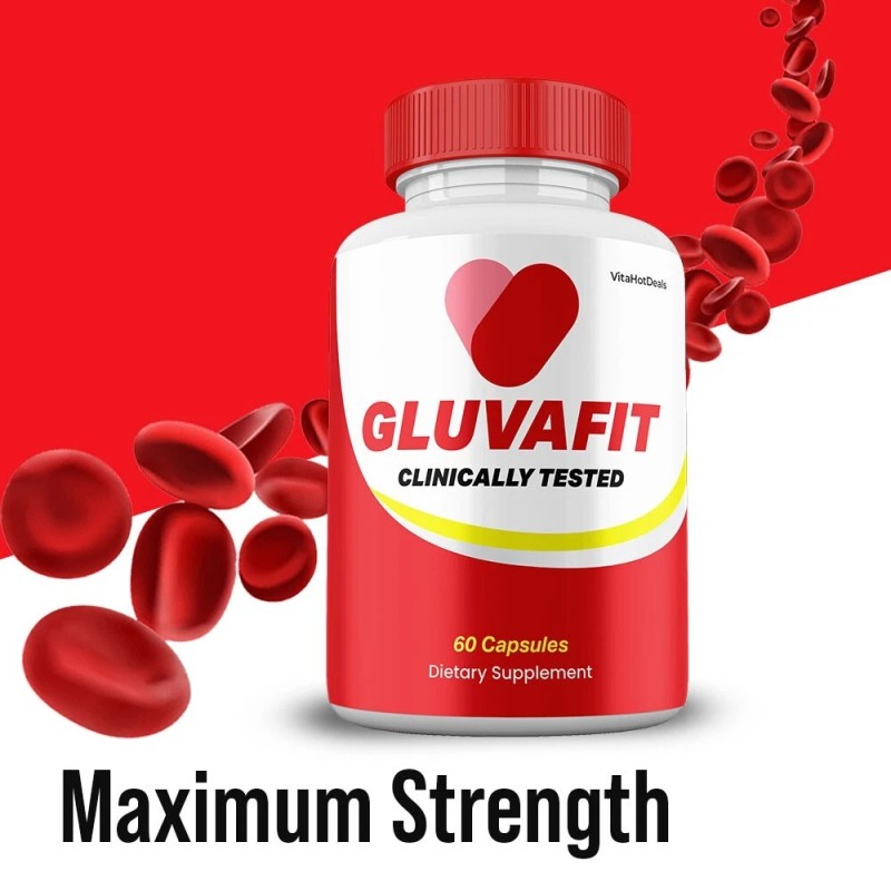 Gluvafit Supplement Natural Blood Balance Pills, Gluvafit Capsules (2 Pack)