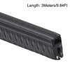 uxcell Trim Seal with Top Bulb, EPDM Rubber Seal Channel
