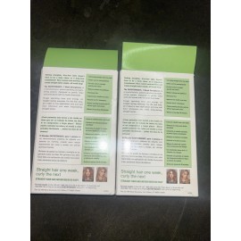 EASY STRAIGHT STYLING SOLUTIONS 2 EASY STRAIGHT 1 Week Temporary Straightener For Hair NIB unsealed