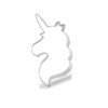 Keewah Unicorn Head Cookie Cutter, 4.5 x 3 inch, Stainless