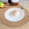 ADIDO EVA Round Placemats 11.8 inch Set of 4 -