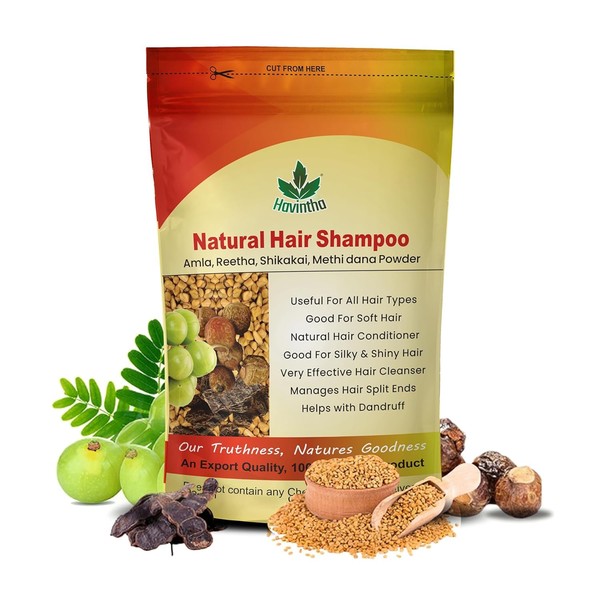 Havintha Havintha Natural Hair Shampoo with Amla, Reetha, Shikakai and