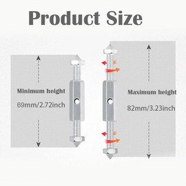 21 PCS Cassette Screws Support Rod Kit 86 Type Switch Box Repair Tool Adjustable Length Switch Box Repair Screw Rod with a Wrench for Wall Mount Switch Box Repair