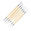 6 Pieces Double Sided Wax Carving Clay Sculptor Tools, Modelling