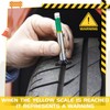100 Pieces Tyre Tread Depth Gauge Color Coded Tire Depth
