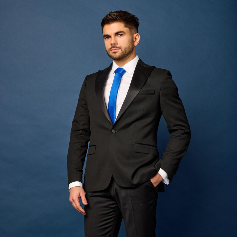 Ladeheid Classic Men's Tie, Matt, Perfect for Office & Festivities,