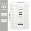 HIJYOO Notebook A5, 300 pages/150 sheets Wirebound Spiral Notebooks, A5