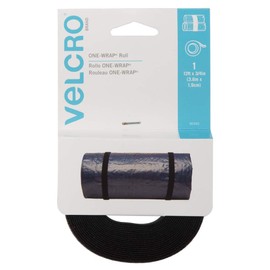 Velcro 90340 3/4" X 12' Negro ONE-WRAP Rollo