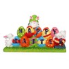 Easter Eggs Bunny Ornament Waterproof Resin Eggs Bunny Centerpiece Adorable