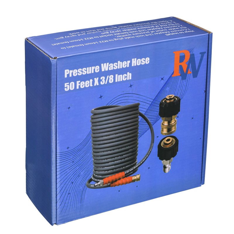 RIDGE WASHER Pressure Washer Hose 50 Feet X 3/8 Inch