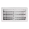 EZ-Flo 61638, White Floor Register Diffuser, 12 inch (W) x
