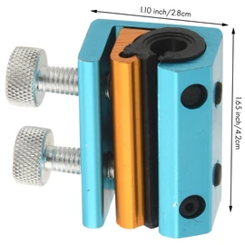 Motorcycle Aluminium Cable Lube Tool Cable Lubrication Wire Oiler Motorbike Brake Line Cable Refueling Lubrication（Blue）
